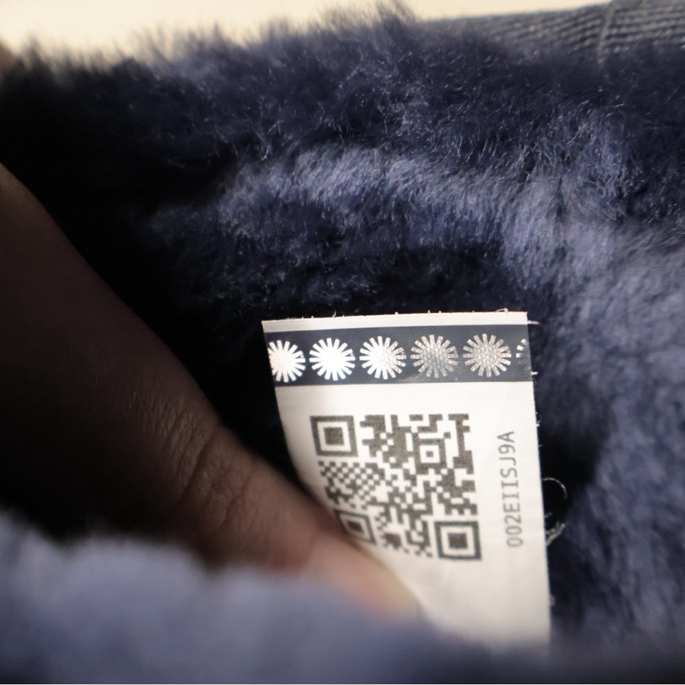 UGG Blue Calf Hair Exotic Classic Short Boots - Picture 5 of 8